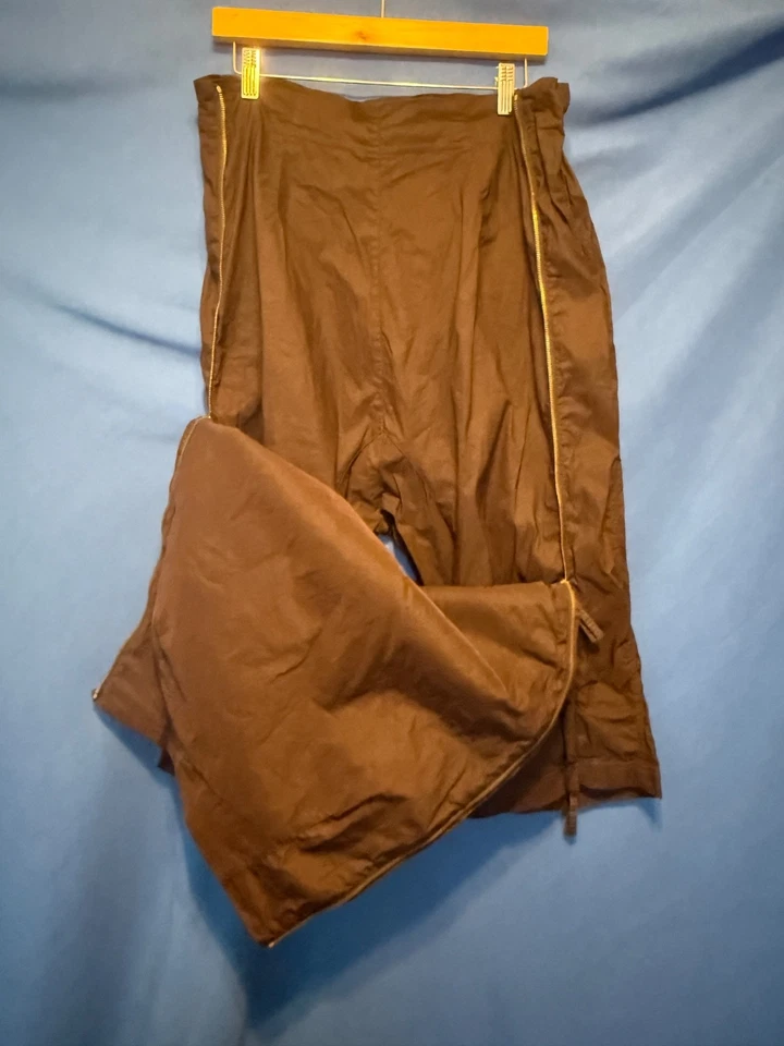 ¿Falda de madera redonda? ¿Pantalones? Skants! XL, marrón oscuro, falda convertible a pantalones, ¡ver pix! Foto 4 de 4