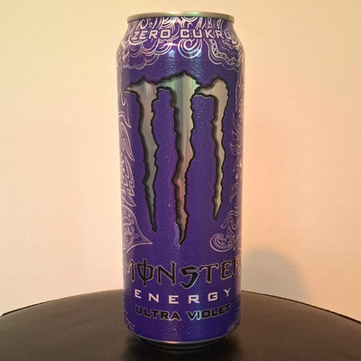Monster Energy Ultra Violet Energy Drink zuckerfrei mit Koffein 500 mL (1x)