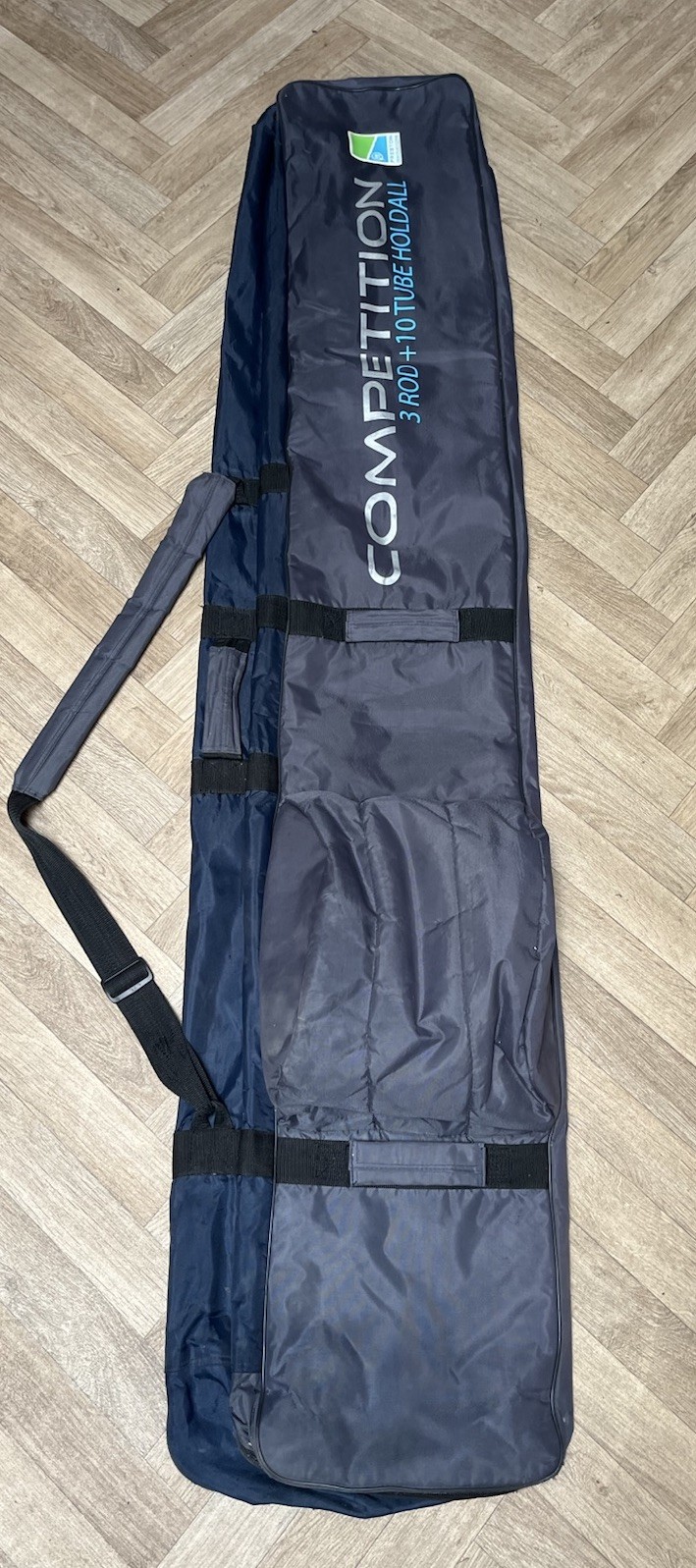Large Preston Innovations Competition 3 Rod 10 Tube Holdall fishing pole rod bag