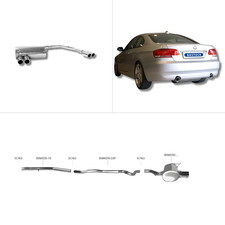Bastuck Komplettanlage - BMW 3er Serie E92/ E93 316d/ 318d/ 320d