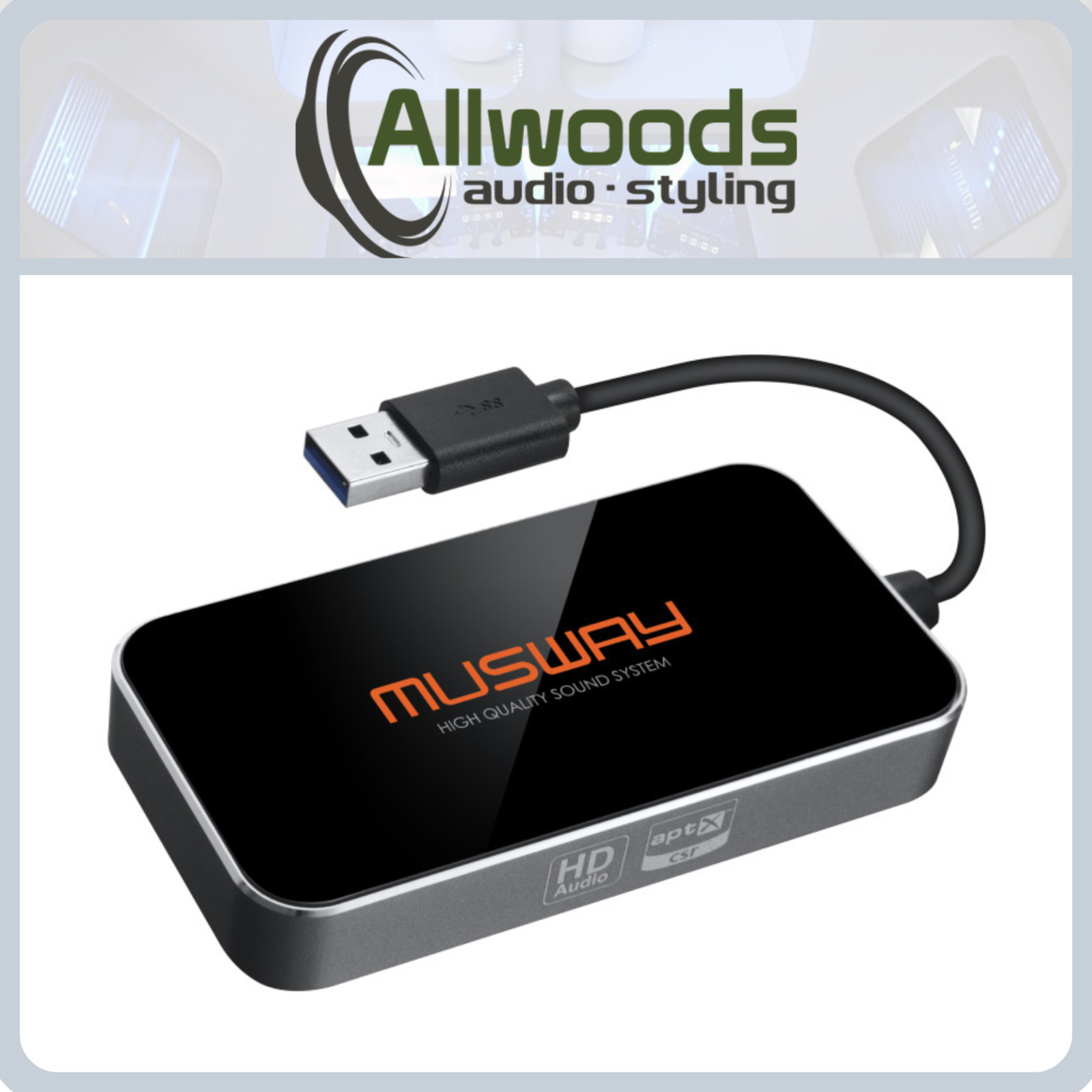 NEW Musway BTA-HD App and HD BT streaming dongle for 512k Musway amps
