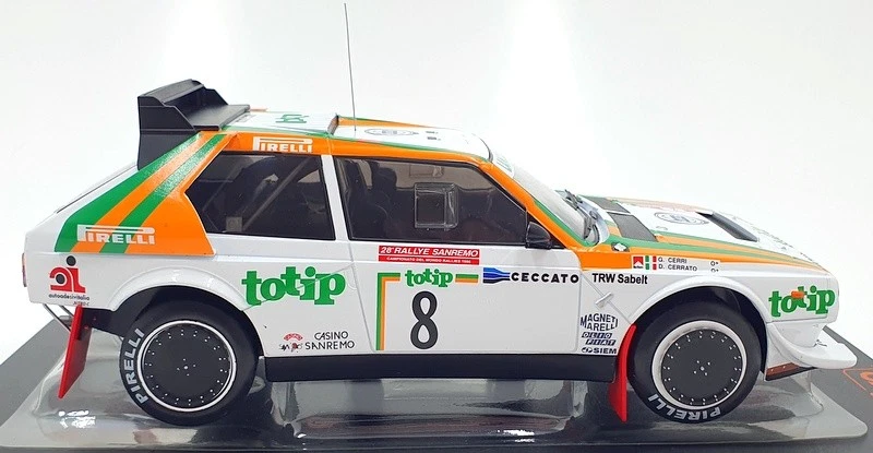 IXO Models 1/18 Scale 18RMC133 Lancia Delta S4 #8 San Remo 1986 D.Cerrato - Image 4 of 4