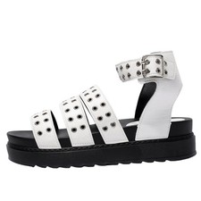Women's Platform Gladiator Sandals - Chunky Sole Strappy Summer Shoes Breathable