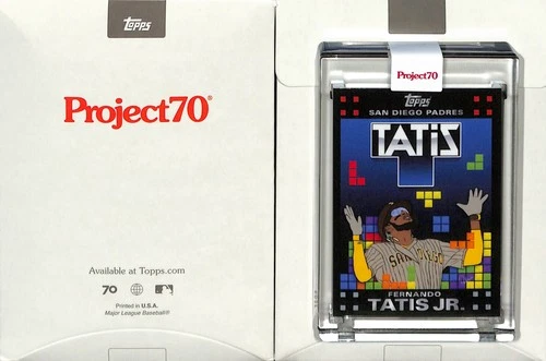 2021 TOPPS PROJECT 70 #632 2007 FERNANDO TATIS JR. - TETRIS - BRITTNEY PALMER