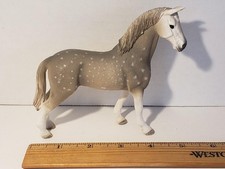 Schleich HOLSTEINER Gelding Grey Horse 2017 13859 Tunisia Am Limes RARE Standing
