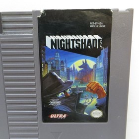 Nightshade Original NES Video Game Cartridge