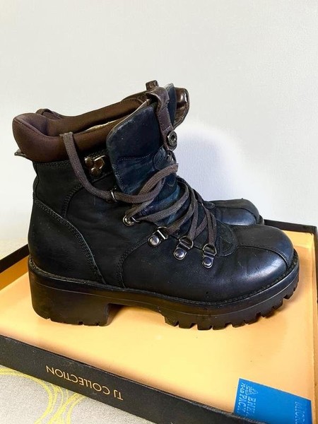 Women Tj Collection Boots Black Nubuck 37