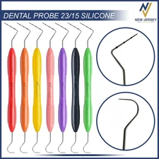 Dental Explorer-Probe 23/15UNC Silicone Handle, High Quality Dental Instruments