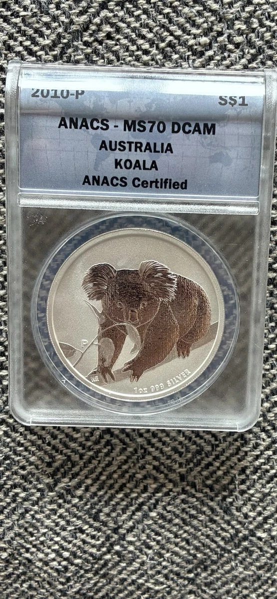 Australian Koala MS 70 Graded 1 oz Precious Metal Content per Unit