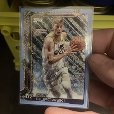 Kyle Filipowski Rookie Card from the 2025-26 Topps NBA Holiday set.