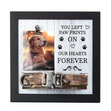 Pet Memorial Frame with Collar Holder   Dog  Cat Loss Remembrance Gift   You...