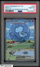 2024 Pokemon PAF EN Special Illustration Rare #232 Mew ex PSA 10 GEM MINT