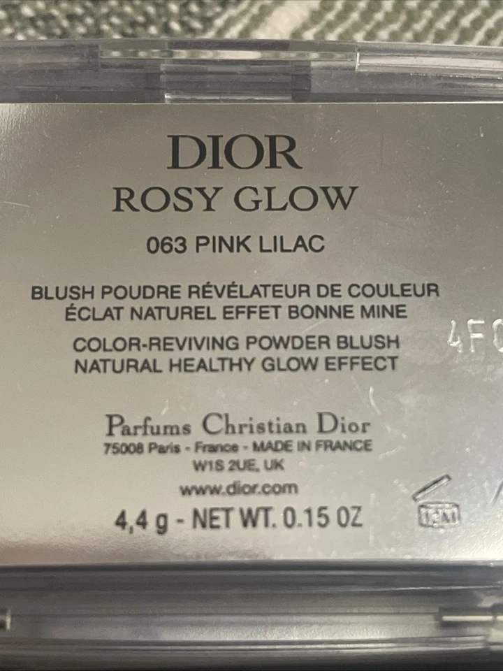 DIOR *NEW* 3 Piece-makeup-Black Mascara, Rosy Glow Blush 063 & Lip Glow 007 - Image 4 of 4