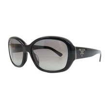 Prada Logo Temple Sunglasses 1Ab-3M1 Unisex Black