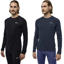 Jack Wolfskin Mens Infinite Warm Functional Long Sleeve T-Shirt