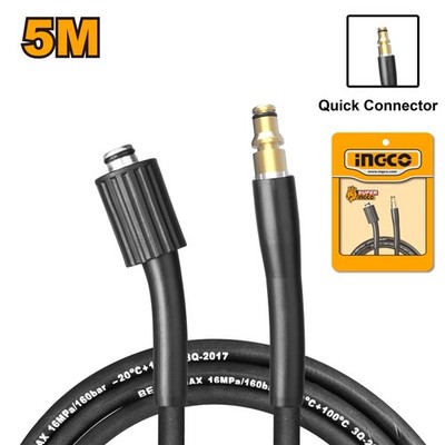 INGCO 5m Hochdruckschlauch mit Schnellkupplung