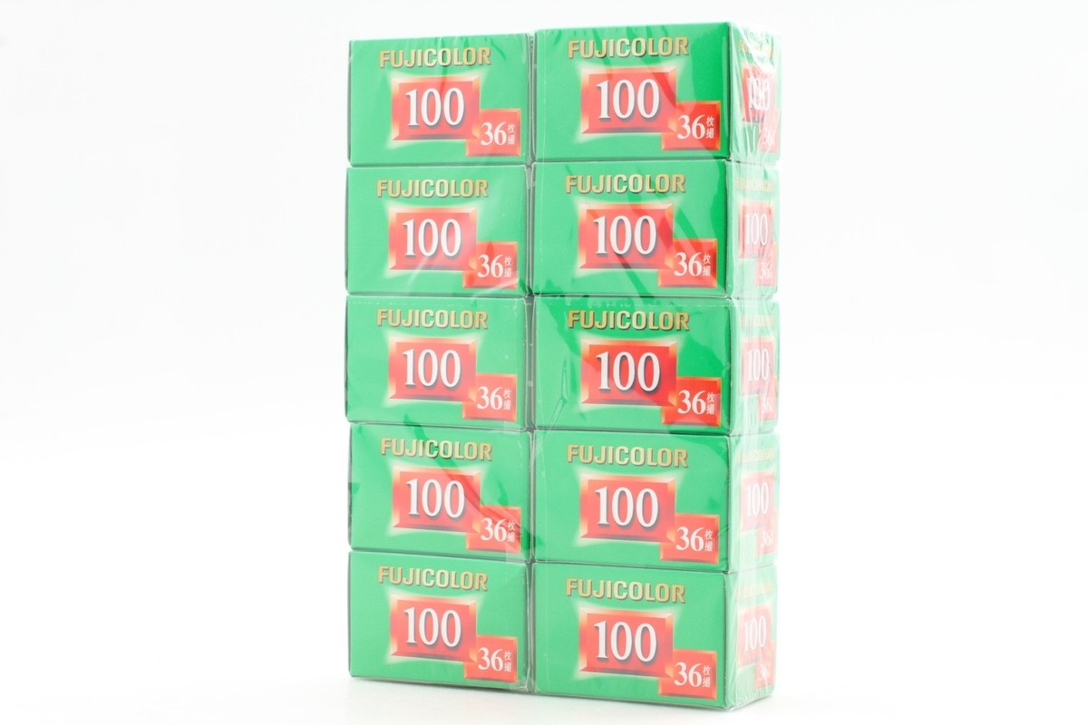 Exp 8/2028] 10 Rolls Fujifilm Fujicolor ISO 100 35mm 36exp COLOR