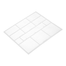 Air Conditioner Filter Replacement 318mm x 303mm with Filter Foam, White