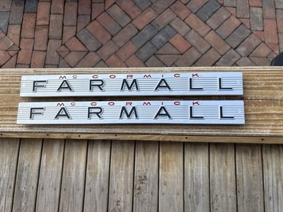 McCormick Farmall CUB C60 Tractor Emblem Recent Barn Find