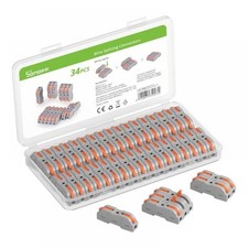 Sonoff D1-1 Wire Splicing Connector Pack, Verbindungsklemmen, 34 Stück