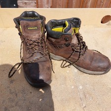 Stanley Safety Working Boots Size  Worn A Few Times But In Good Condition