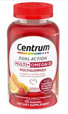 Centrum Multigummies Adult Multivitamin Gummies with Vitamin B, C & E – Assorted