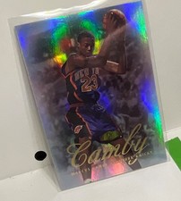 Refractive Knicks 3-Card Lot Camby Oakley Jericho Sims Rookie Prizm Chronicles