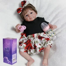 Real Life Like Reborn Baby Dolls Girl Doll Vinyl Silicone Newborn Handmade Gift