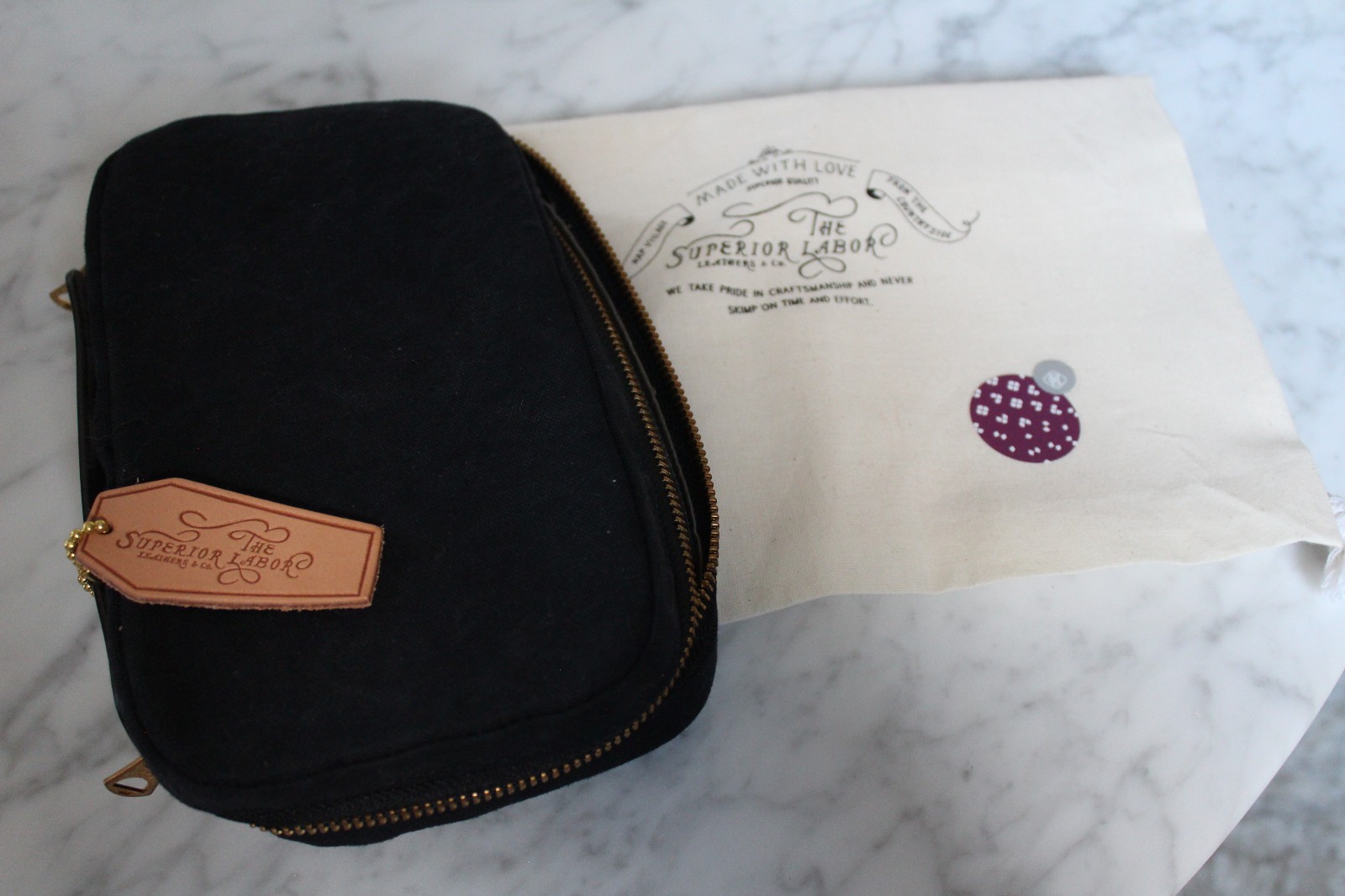 The Superior Labor (TSL) Medium Canvas Mission Case Black (GENTLY USED)