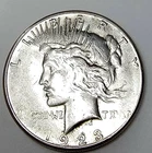 1923 P Peace Silver US Dollar Coin 90% Silver VF Condition