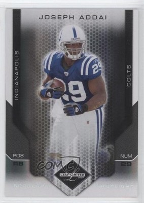 2007 Leaf Limited Spotlight Bronze 3/32 Joseph Addai #45 0j8