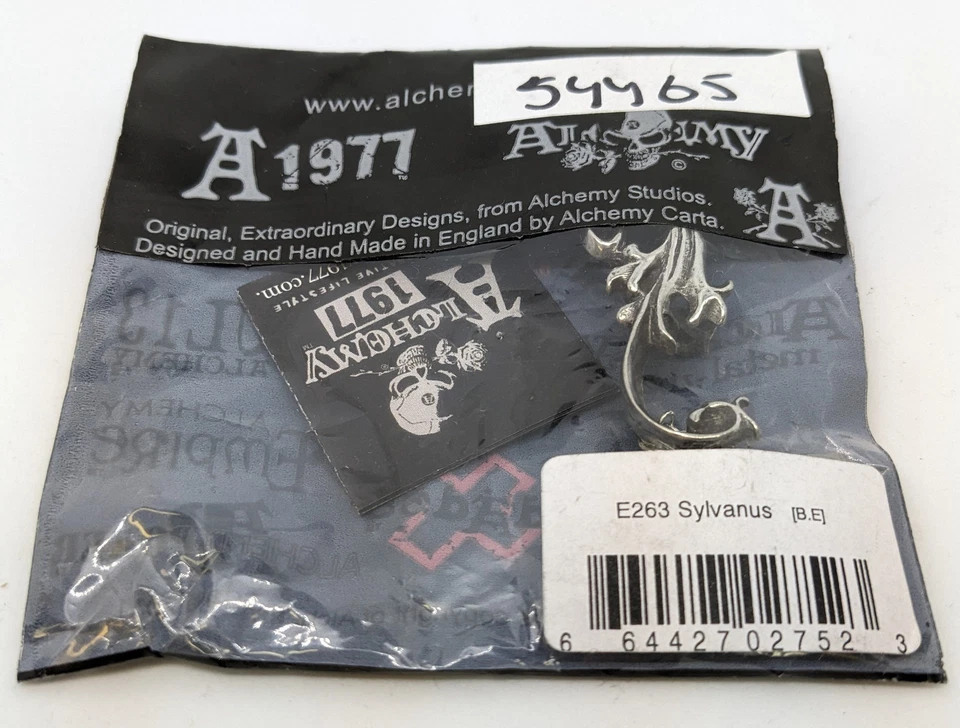 Pendiente envolvente Alchemy Gothic 1977 Inglaterra E263 Sylvanus Foto 4 de 4
