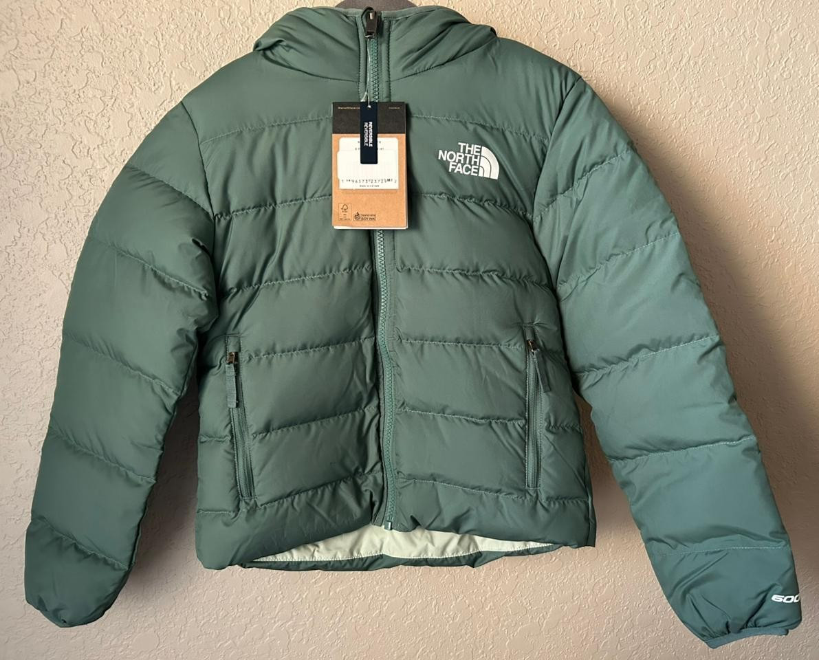 The North Face Girls Reversible North Down Hooded Jacket-S(7