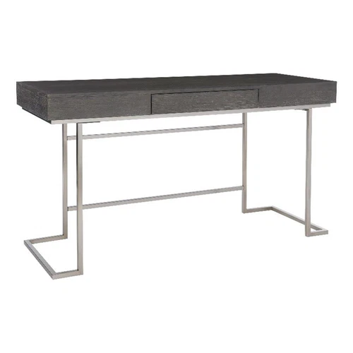 Uttermost Claude Contemporary Wood and Steel Desk in Gray Finish - Picture 2 of 7