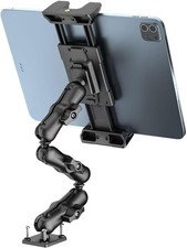 OHLPRO Heavy Duty Drill Base Tablet Mount Holder, 12 in support arm, Black