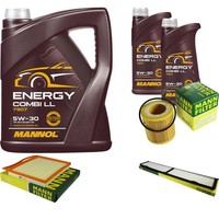 Inspektionspaket 7L Mannol Energy 5W-30 FüR BMW E93 335I E92 335Xi E82 135I M