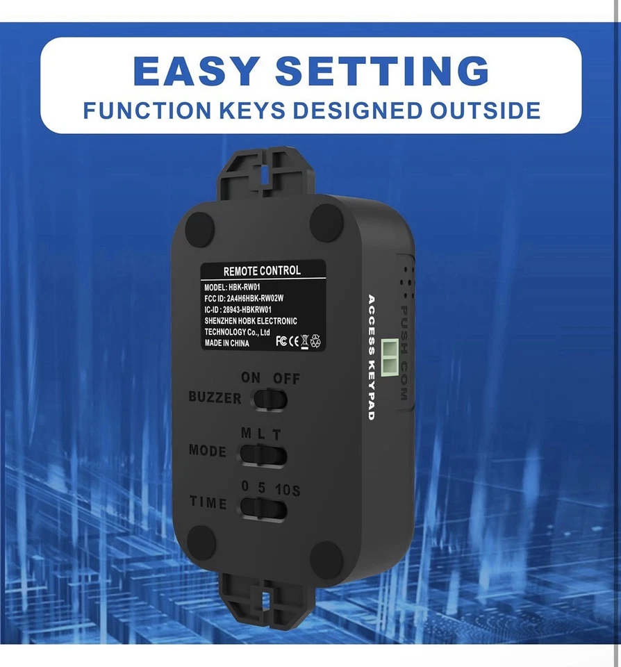 WiFI App Control Door Lock Receiver Remote Control Switch Built in WiFi Model - Image 4 of 4