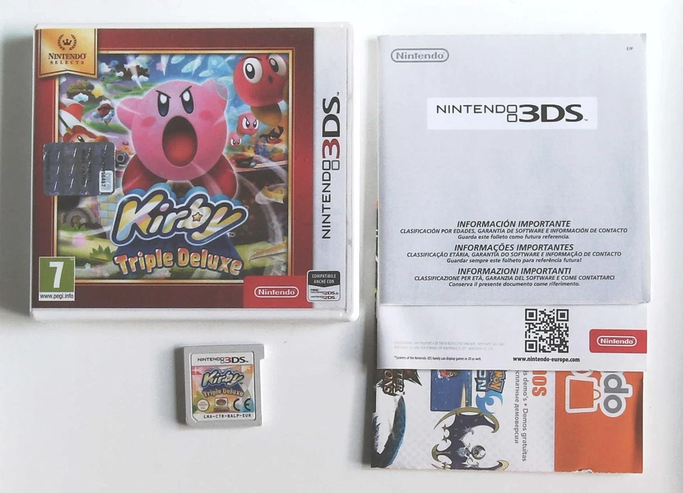 KIRBY TRIPLE DELUXE -  NINTENDO 3DS 2DS XL - PAL ITALIA, foto 1 di 2