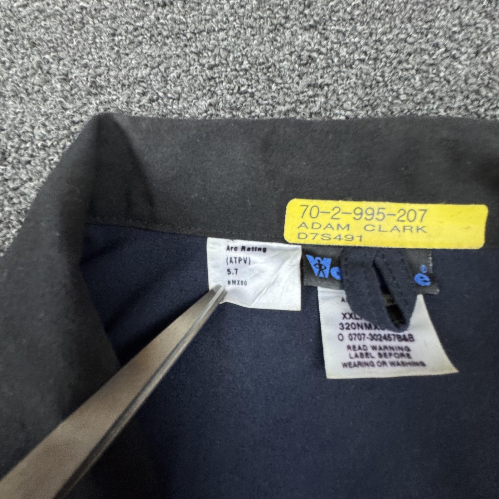 Workrite Flame Resistant FR Work Jacket Mens 2XL … - image 4