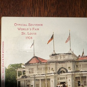1904 Exposition Station St Louis Words Fair Kansas State Building Postcard J29