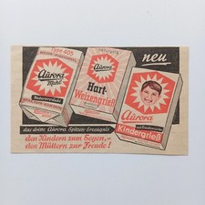 1959 Aurora Mehl Grie&szlig; Werbeanzeige Werbung Reklame Advertising
