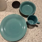 Fiestaware 3 Piece Place Setting Turquoise