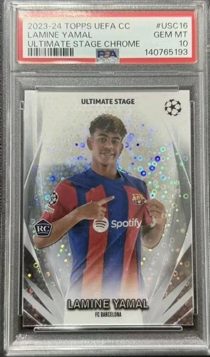 2023 Topps Chrome Lamine Yamal Ultimate Stage