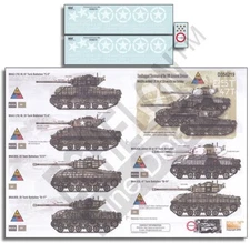 Echelon Decals 356219 1/35 Sandbagged Shermans of the 14th Armored Division