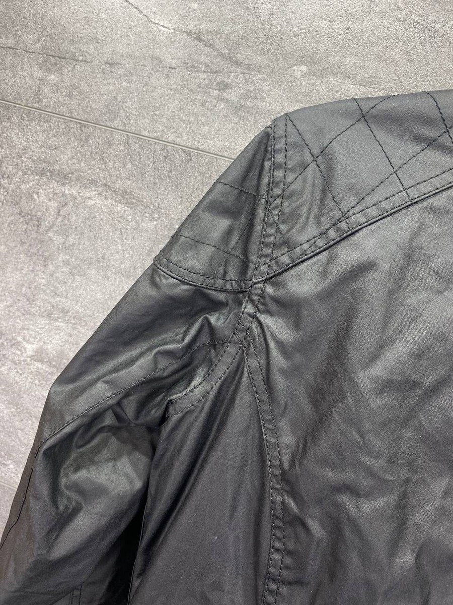 Womens BARBOUR International Black Wax Motorcycle Jacket Womens BARBOUR International Black Wax Motorcycle Jacket