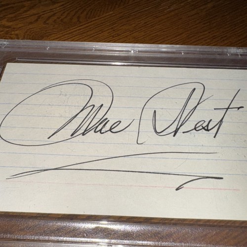 Mae West Autographed Signed Both Sides Index Card PSA/DNA Encapsulated - Picture 2 of 5