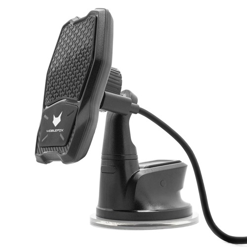 Qi Wireless Car Mobile Holder Mount suitable for Samsung Galaxy S24 S23 - Picture 2 of 9