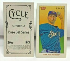 MacKenzie Gore 2020 Topps 206 Series 3 - CYCLE Back Mini #'d 25/25 - PADRES