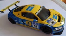 Scalextric C3045 AUDI R8 LMS DPR Test laps only. Like new in crystal case