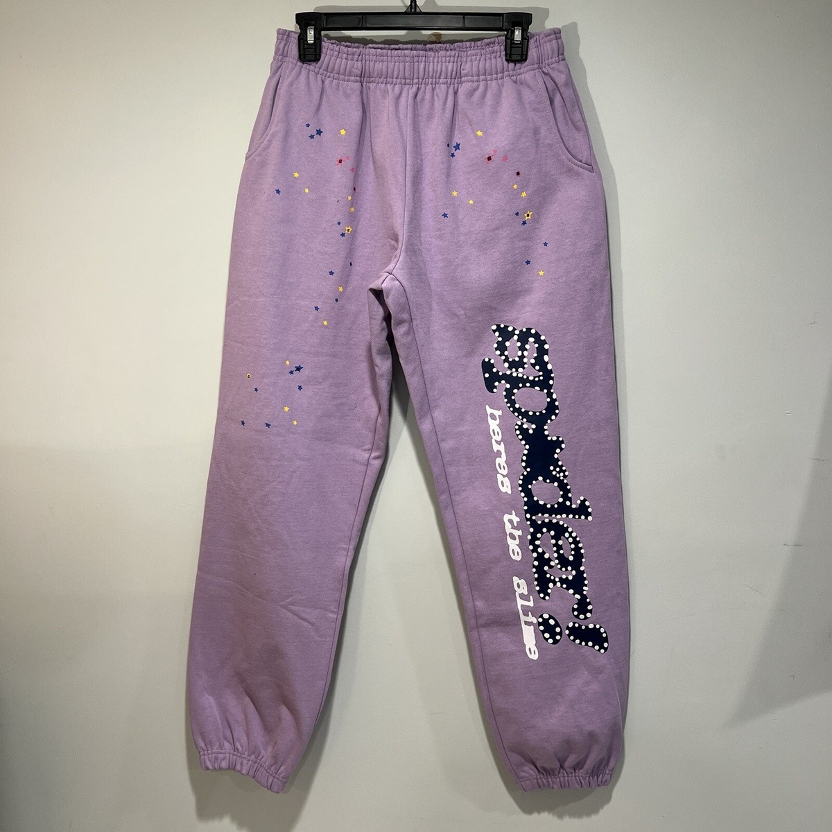 Sp5der WorldWide x Young Thug Spider Açaí Lavender Sweat Pants